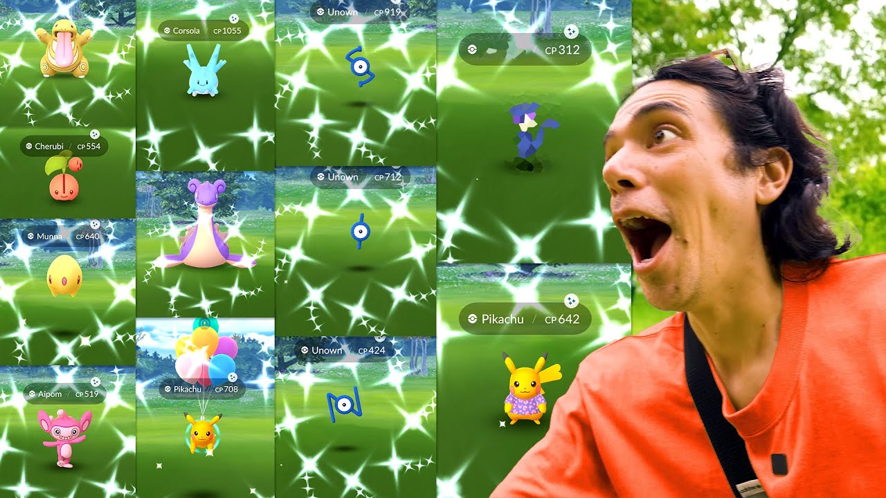 Я пытался поймать ВСЕ НОВЫЕ БЛЕСТЯЩИЕ на этом мероприятии Pokémon GO