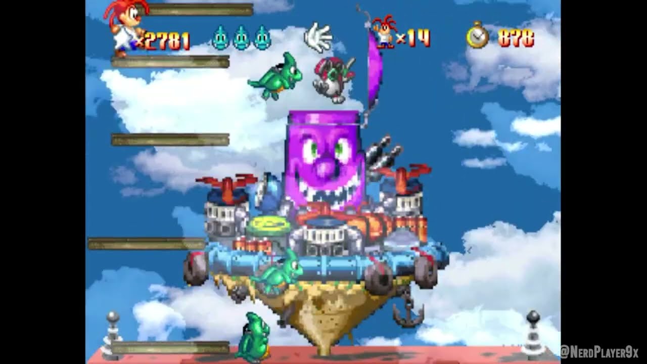 Hermie Hopperhead - Scrap Panic - All Bosses (No damage)