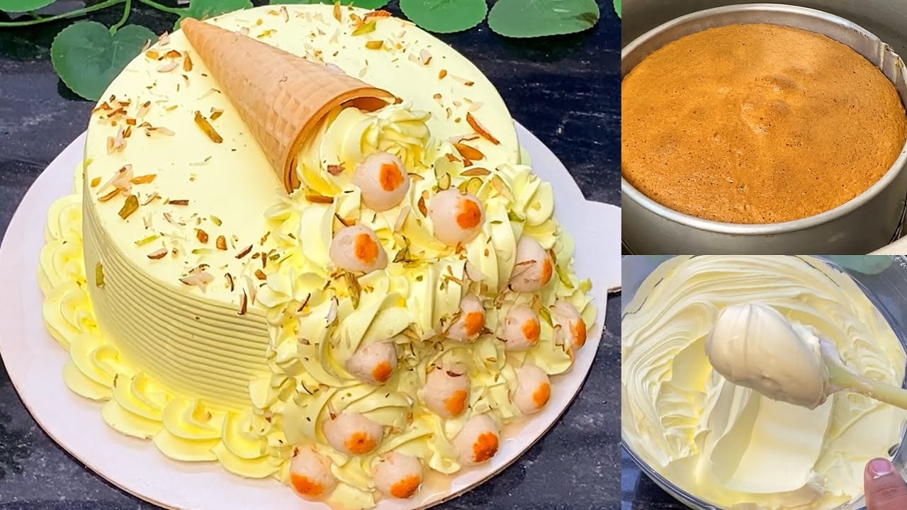 মুখে স্বাদ লেগে থাকার মতো পারফেক্ট রসমালাই কেক রেসিপি(চুলায় তৈরি) | Rashmalai Cake Recipe At Home