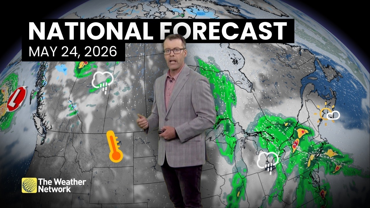 Canada's National Forecast - May 24, 2026 | #weatheram