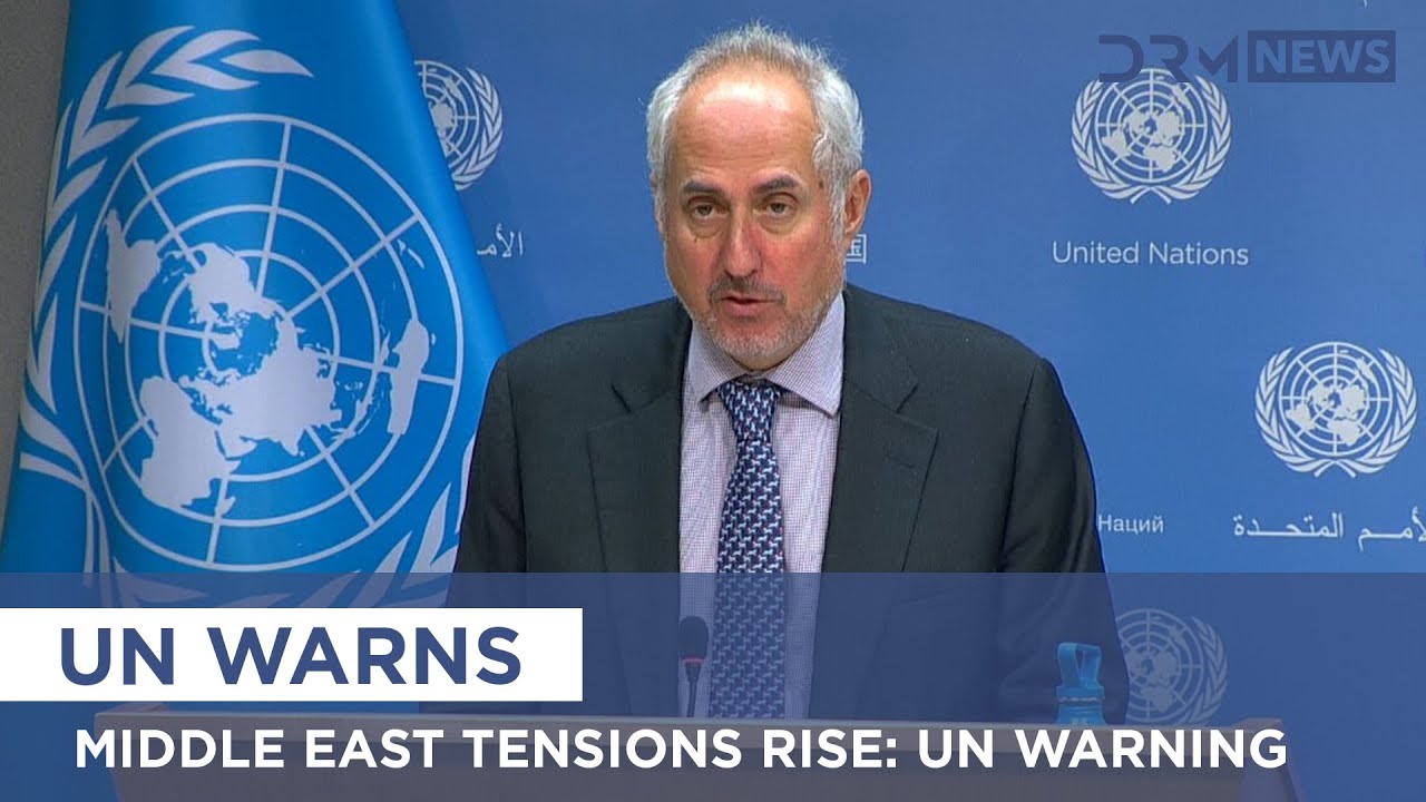 UN Spokesman St&eacute;phane Dujarric: Israel Responds to Border Incident in Beirut | AC15
