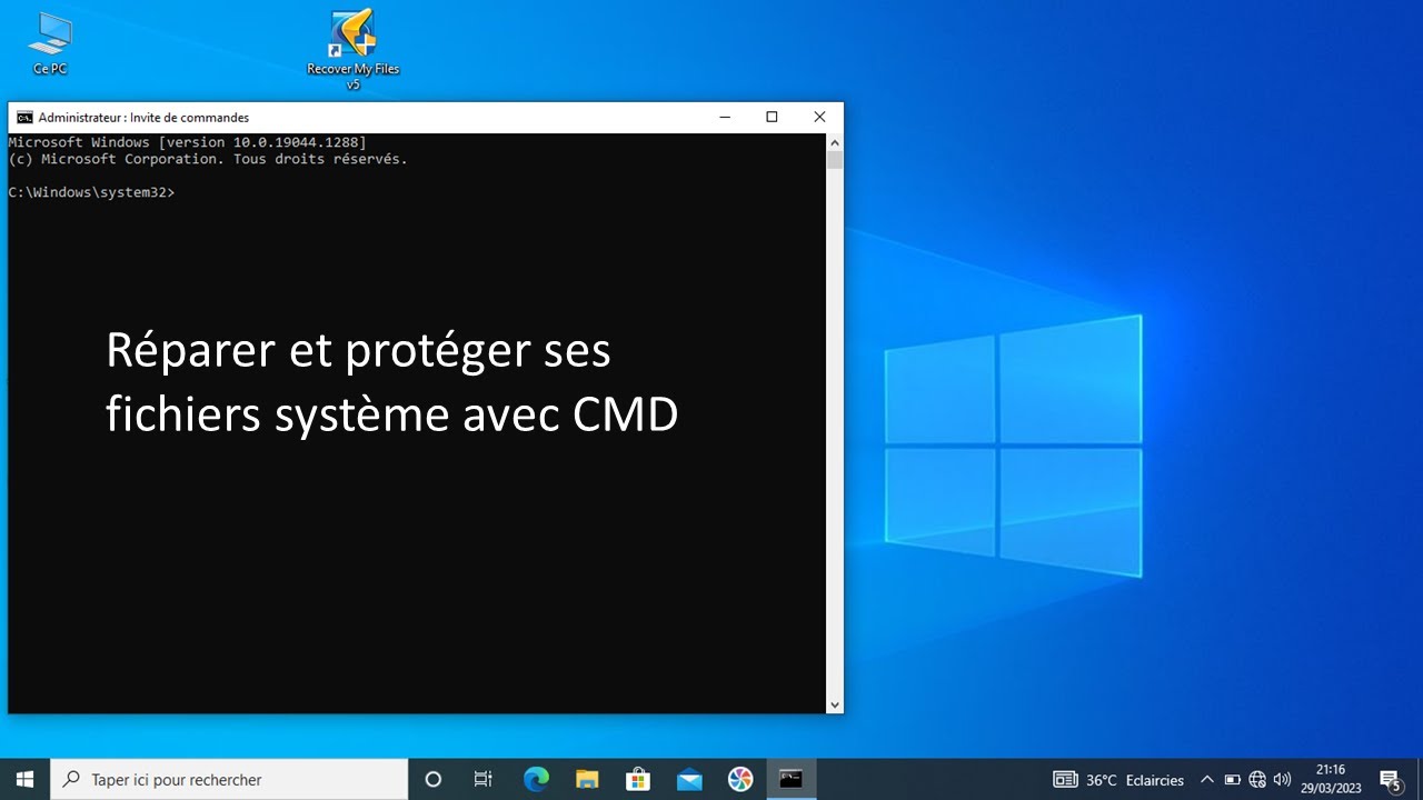 R&eacute;parer et prot&eacute;ger son disque dur avec CMD !