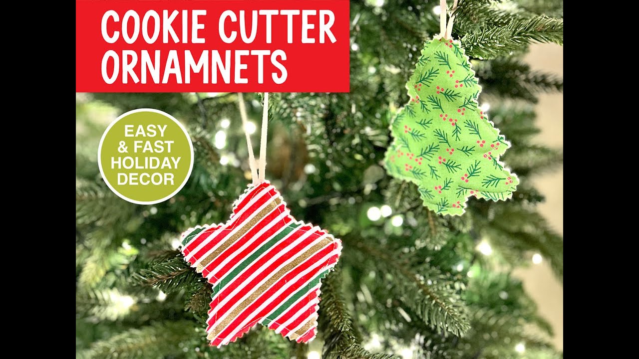 How to Sew an Easy Fabric Ornament (FREE PATTERN)