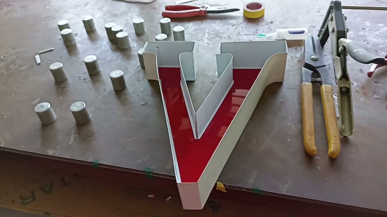 How To Make Acrylic Letter In F Profile Aluminum Channel