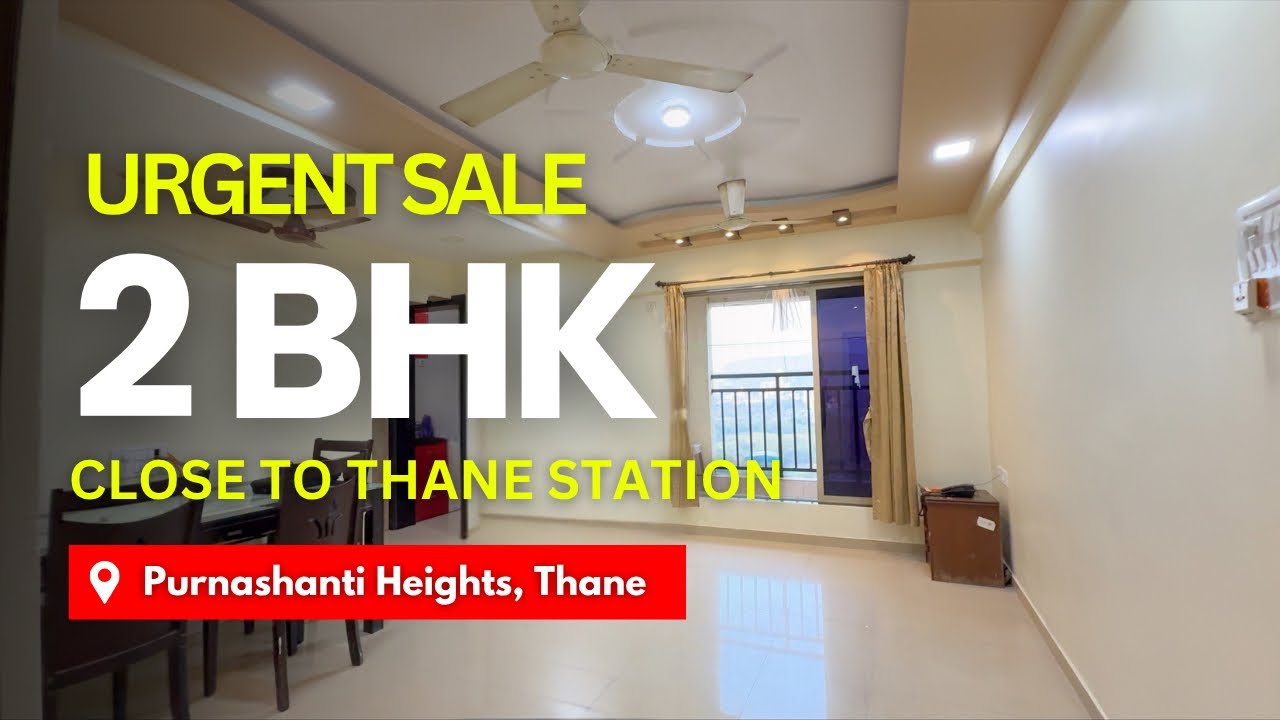 Urgent Sale! Furnished 2 BHK Balcony Flat Close To Thane Station | Ready To Move | Vastu Compliant