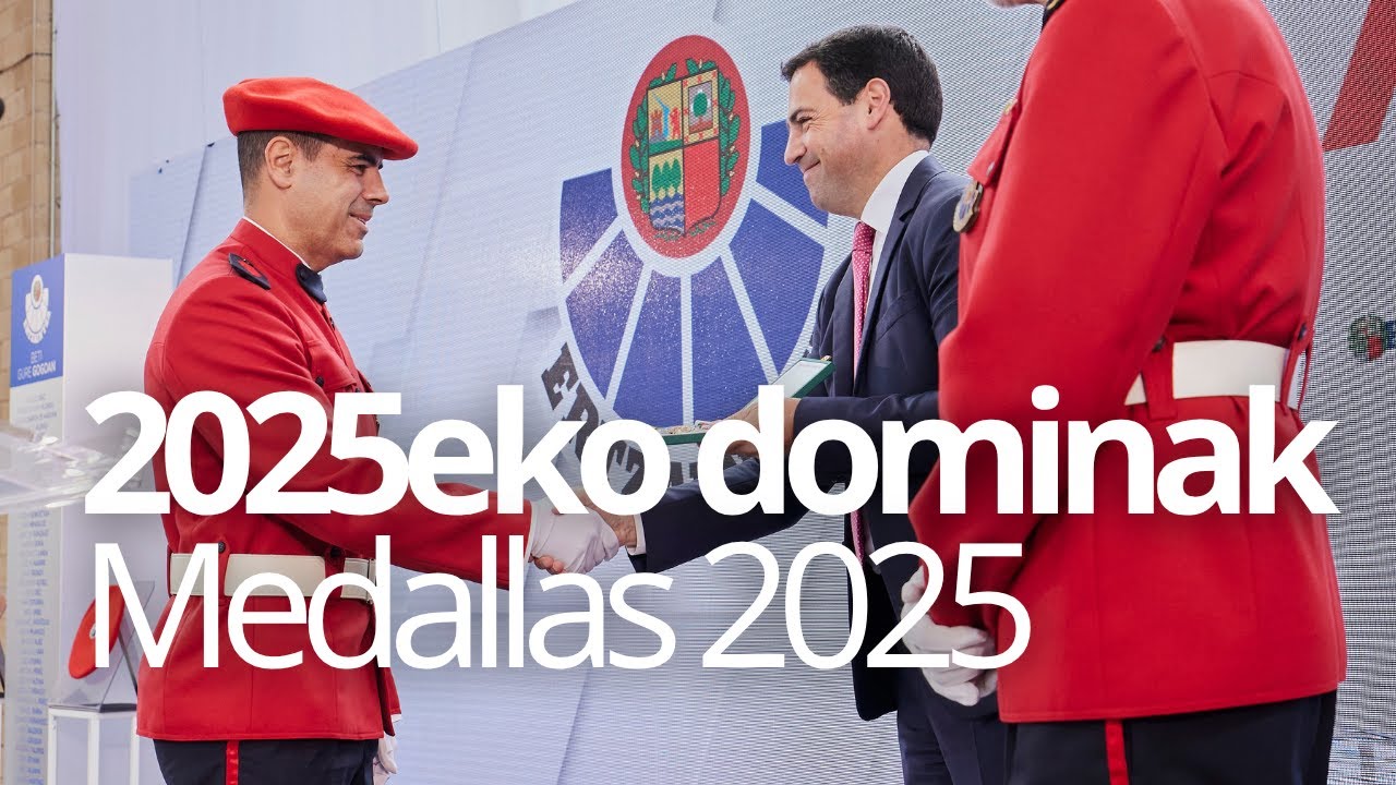#ERTZAINTZA | Dominak eta zorionak emateko ekitaldia / Entrega de condecoraciones 2025