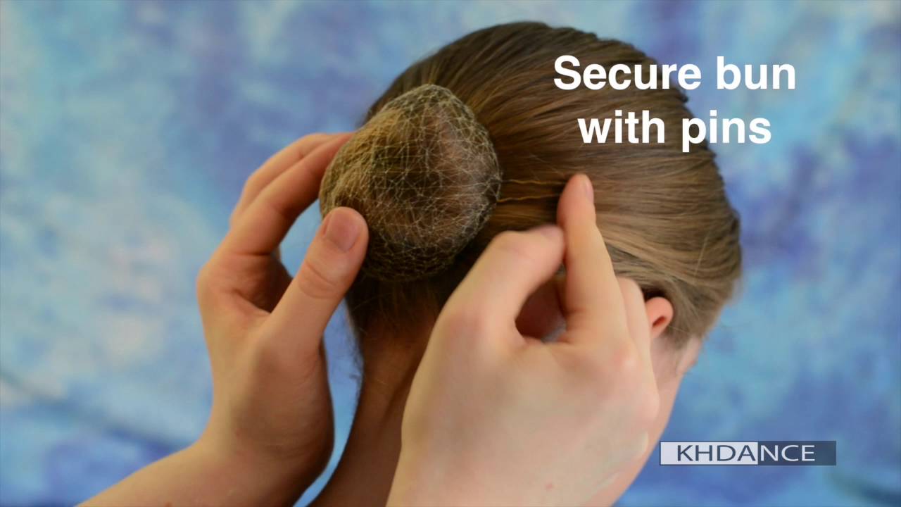 Giselle Ballet Bun Hair Tutorial  - Karin Hobby Dance Academy