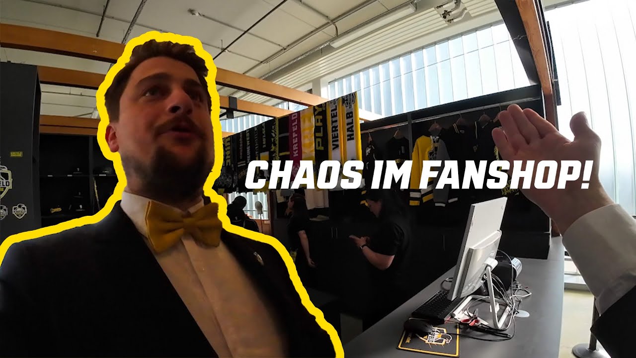 Simon als Praktikant im Fanshop-- Playoff-Vlog Nummer 5