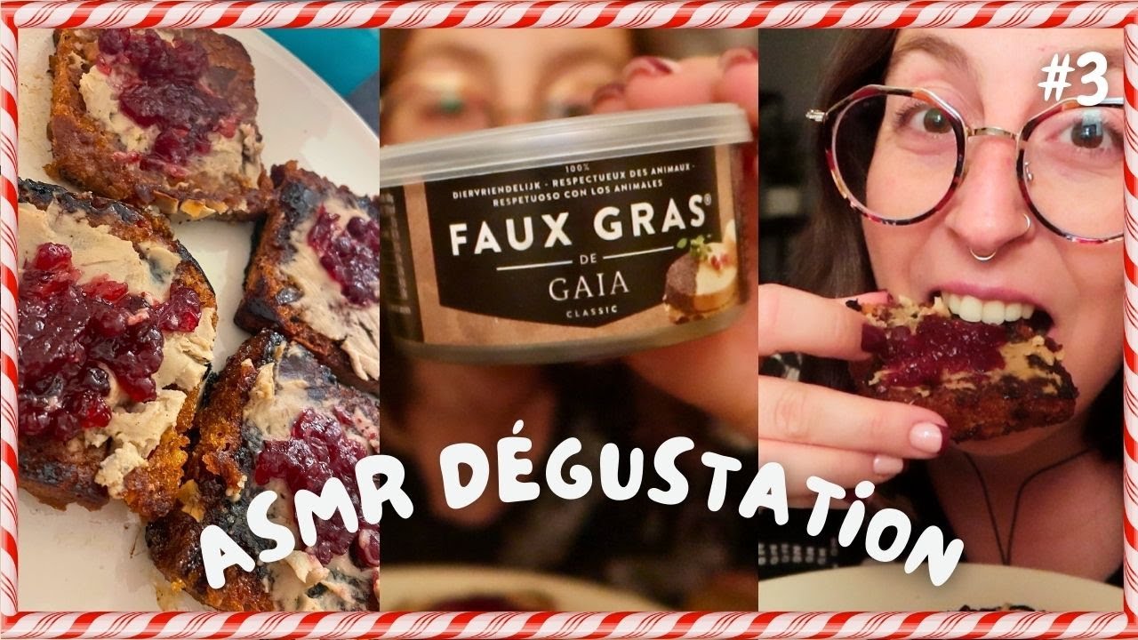 ASMR - DÉGUSTATION DE (faux) FOIE GRAS 👀 (ASMR MAS 3)