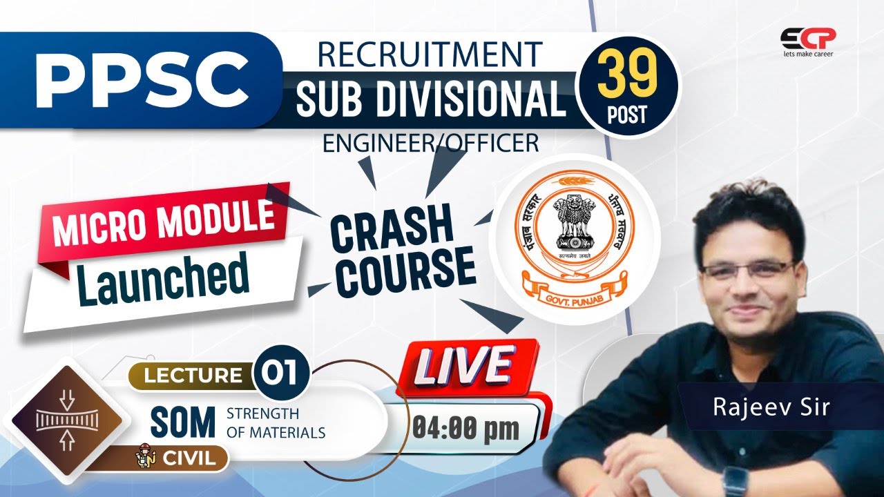 SOM (Lecture-01) LIVE | PPSC SDO Exam preparation Micro module (Crash course)