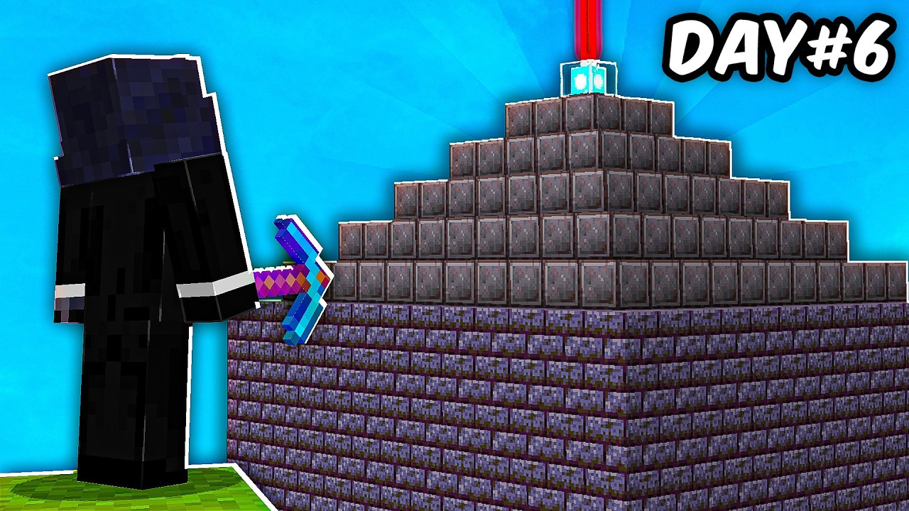 I Made A FULL NETHERITE BEACON in 7 DAYS!