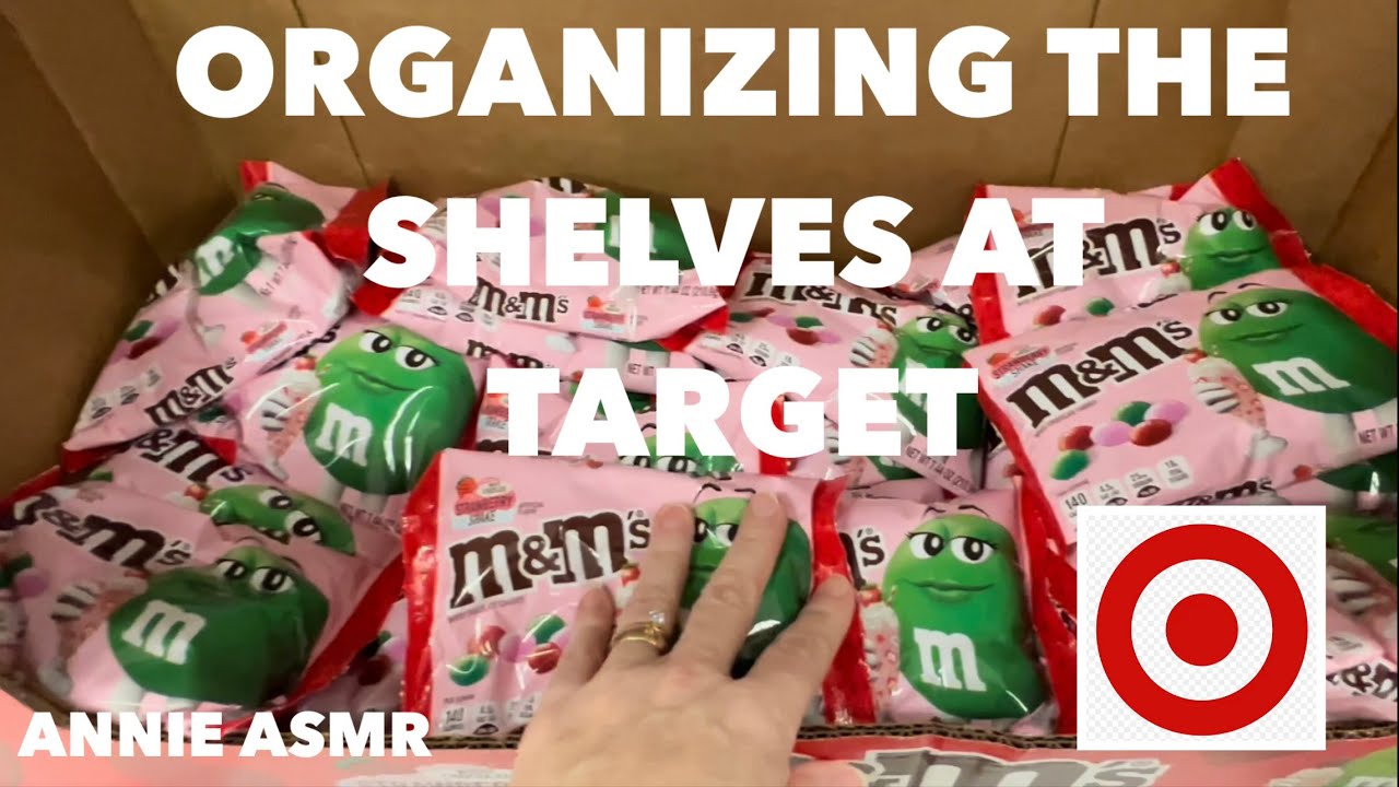 Organizing The Shelves At Target • Show & Tell • Whispers • Candy Crinkles