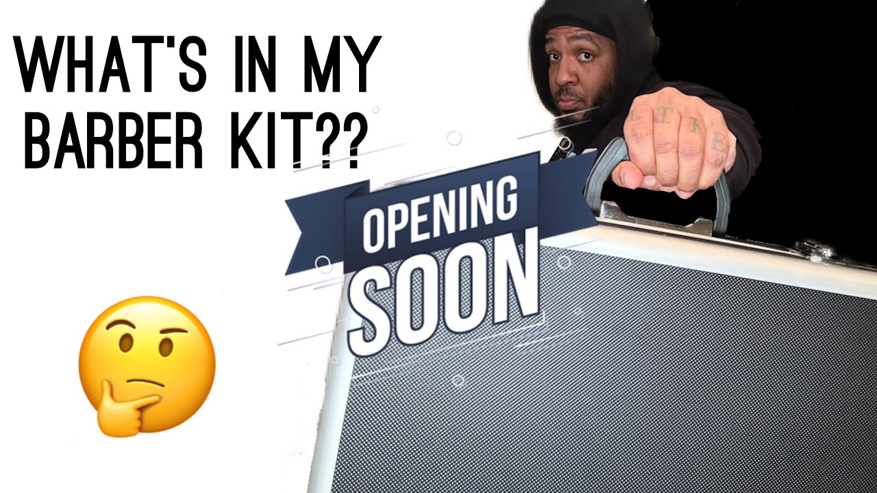 Unboxing My Barber Kit | what&rsquo;s inside?| #CertificialCutz #CoreydaBarber