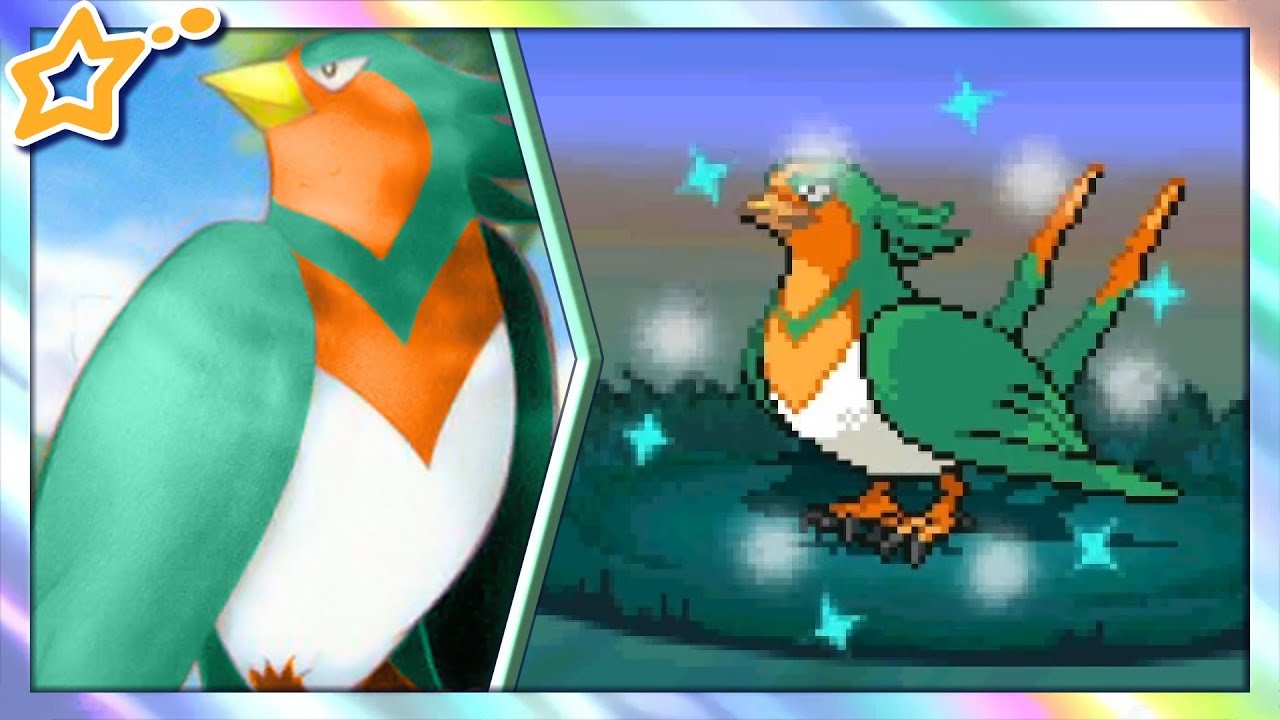 Live shiny Swellow on Pokémon Black 2 after 22.789 RE's!