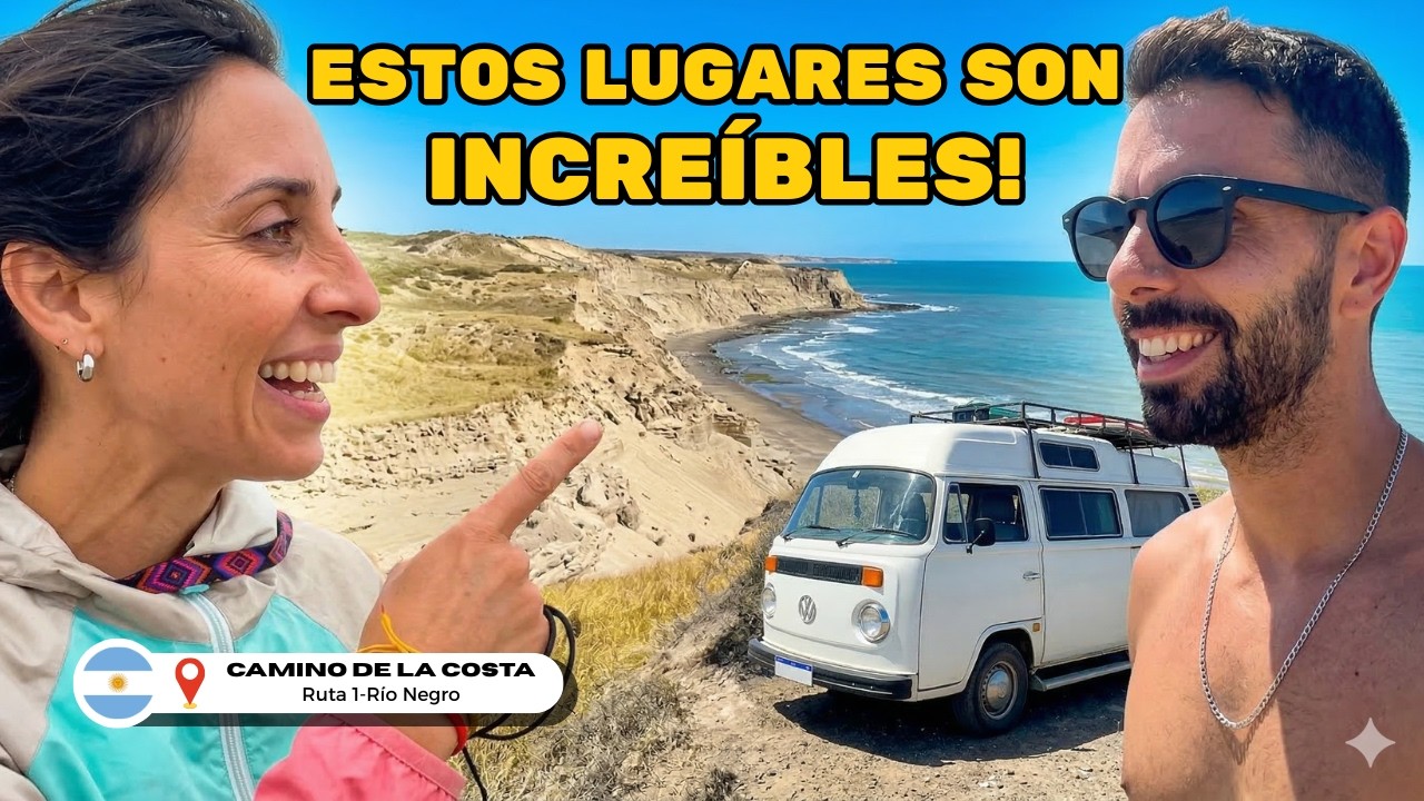 La Ruta Costera Más Salvaje e Increible de Argentina | Camino de la Costa en Kombi-Vlog 14