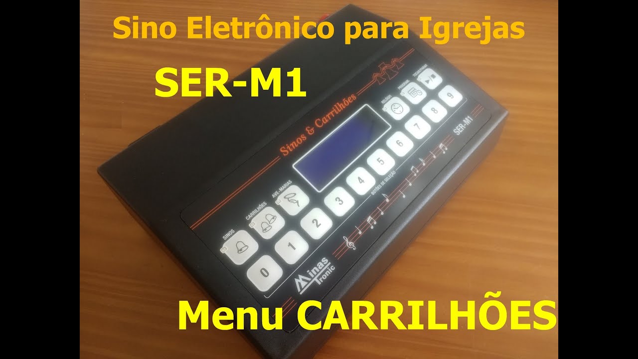 Sino Eletrônico SER-M1 - Apresentação 02: Menu SINOS