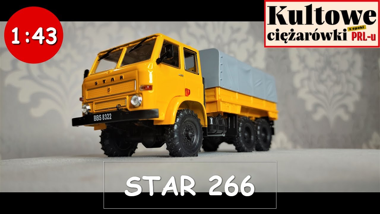 STAR 266 SKALA 1:43 DeAgostini [Kultowe ciężarówki z epoki PRL-u]
