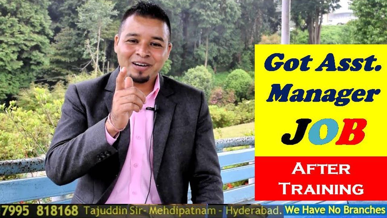 Mr. Eknath Got Job As Asst  Manager After Training || Best Accounting Institute in India, Hyderabad.