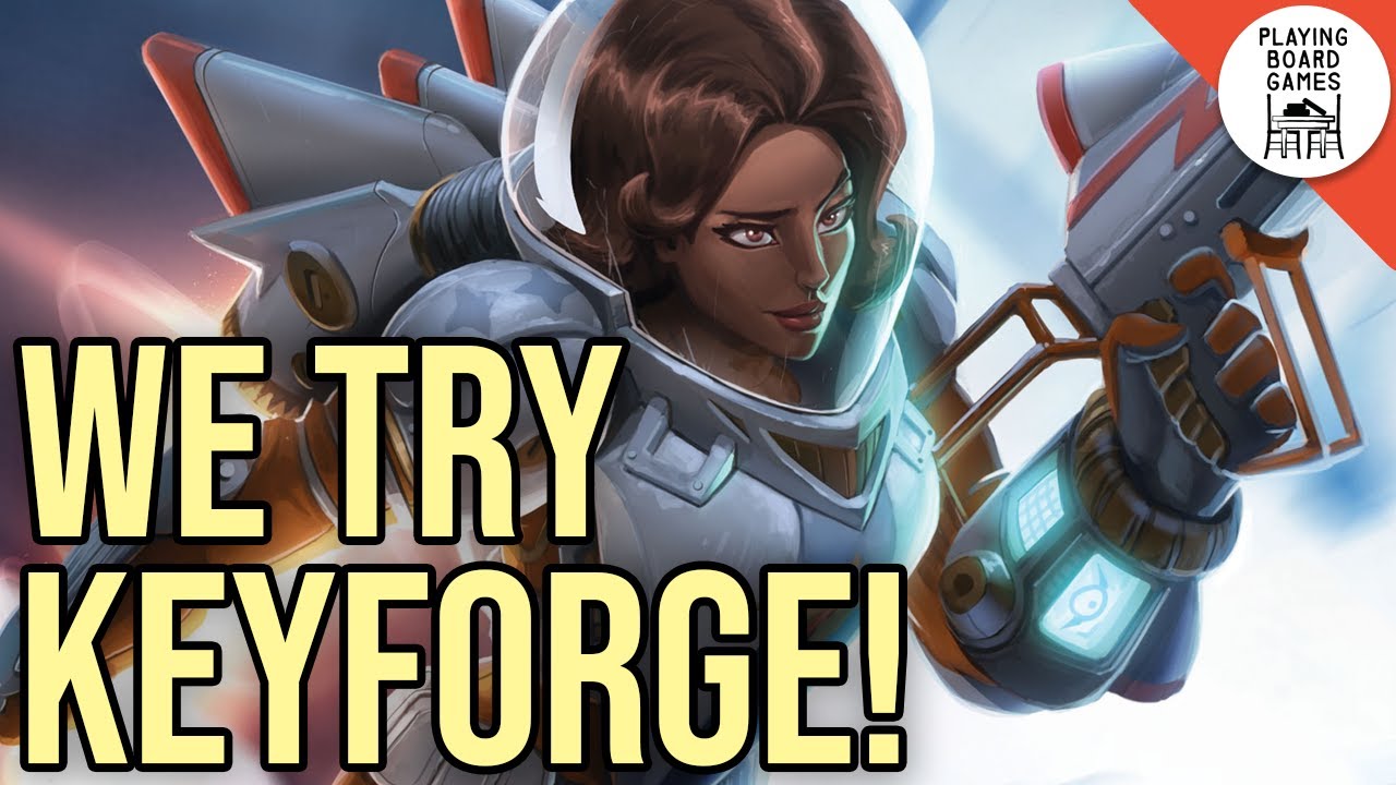 We try KEYFORGE!! (First Play Gameplay)