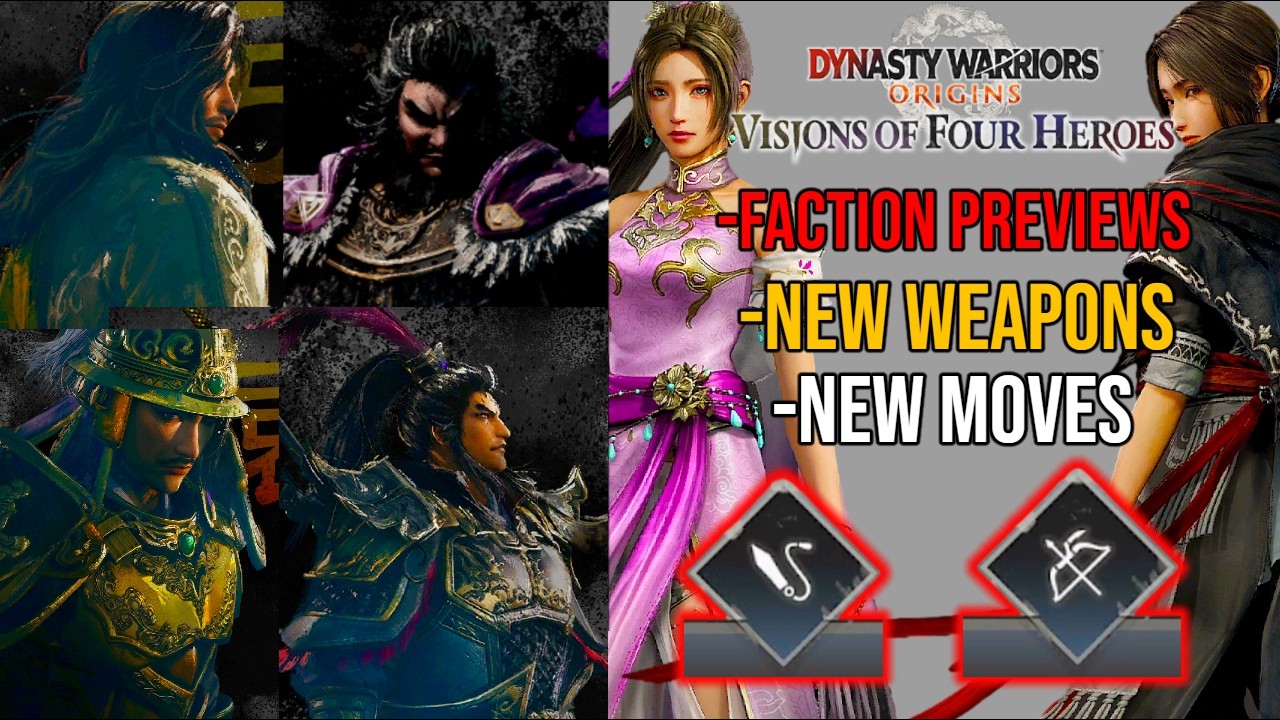 PREVIEW of ALL Factions From DW Origins DLC (No Commentary)