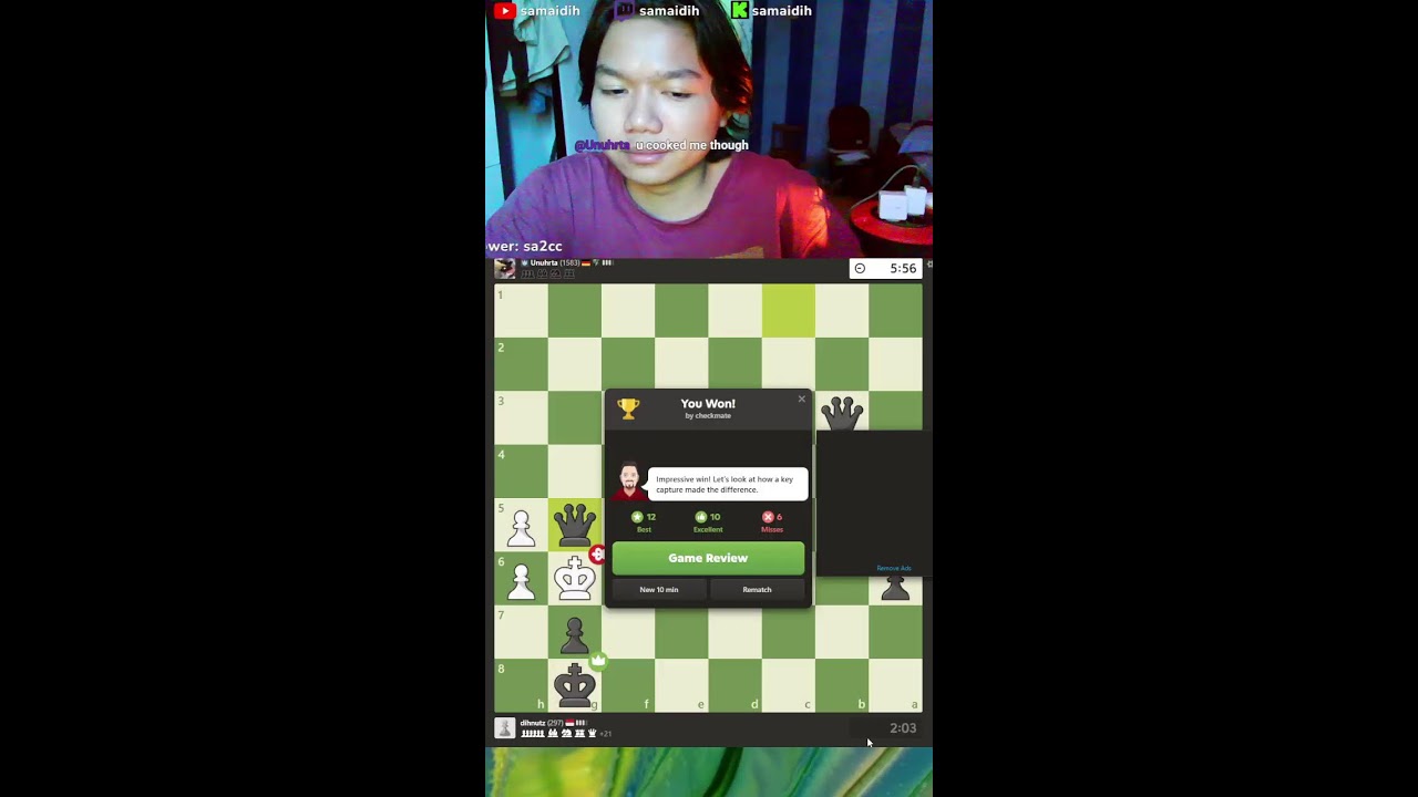 CHESS + SLEEP STREAM TEST