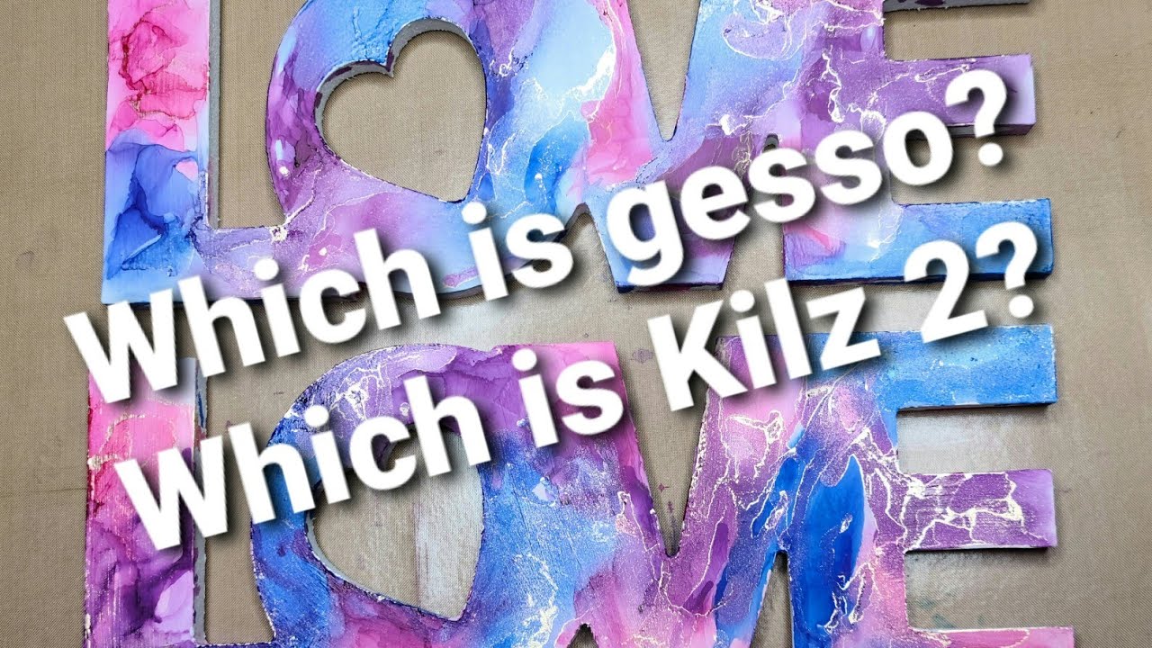 [20] Comparison: Kilz 2 vs Gesso for Alcohol Inks. Alternative Surfaces to Yupo