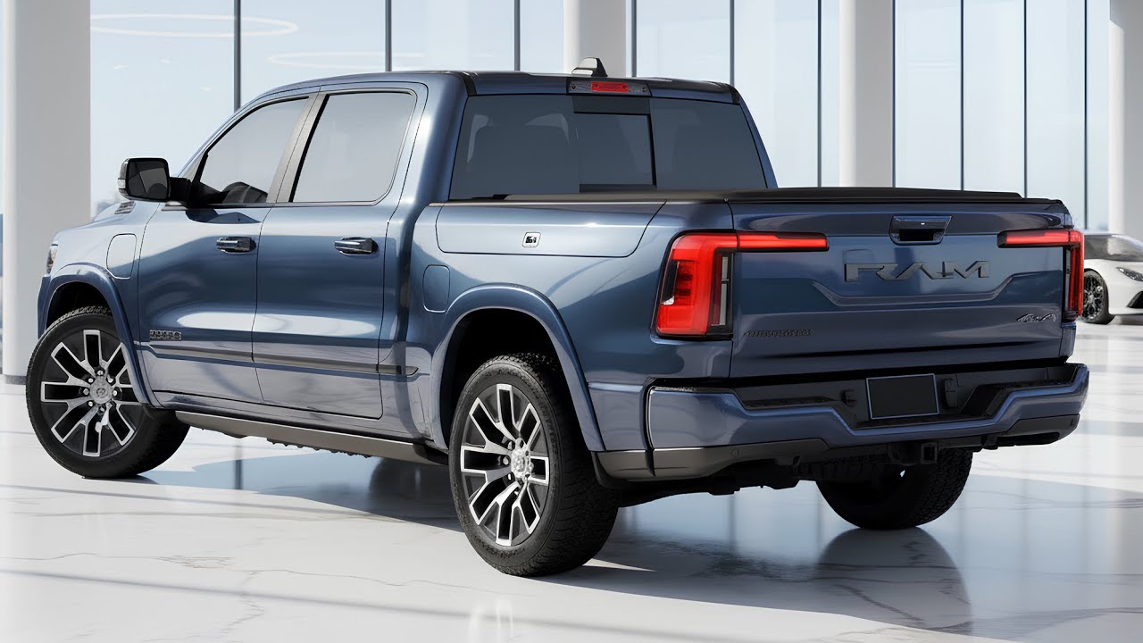 Ram 1500 REV 2026 года | Полностью электрический пикап с запасом хода 800 км и ярким дизайном