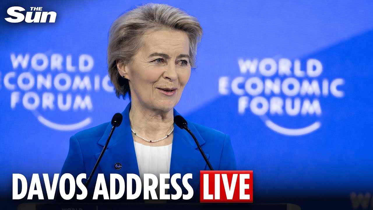 LIVE: Ursula von der Leyen gives a special address at the World Economic Forum in Davos