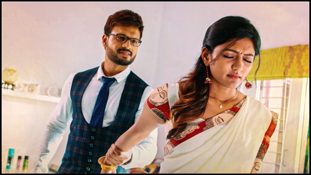 उसे ऎसे पकड़ रहा है जैसे तुम्हारी होनेवाली बीवी हो | Sumanth & Eesha Best Romantic Scene | Brand Babu
