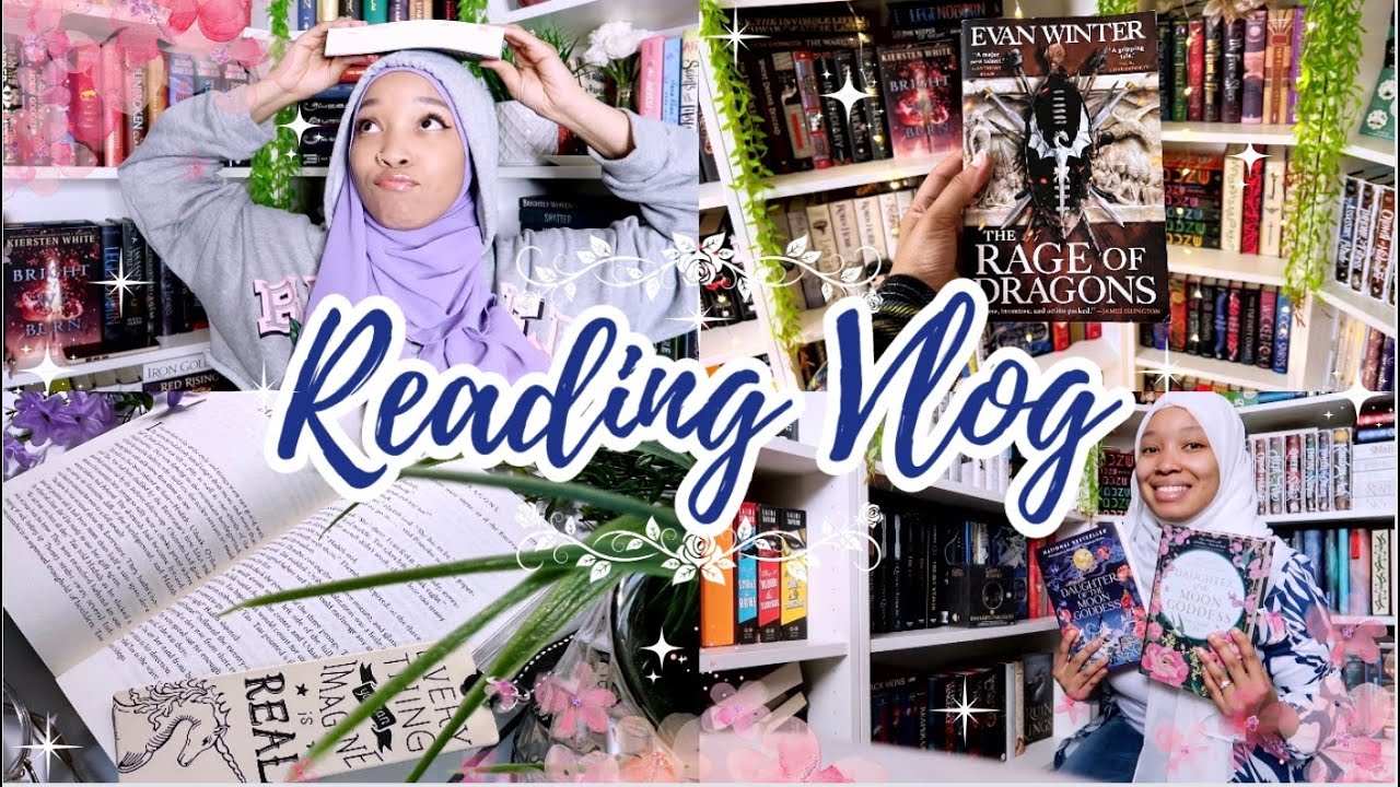 ✨READING VLOG✨ The Rage of Dragons, Book Shopping, & Catching Up W/ Ya'll 💕  FT. NAIL RESERVE