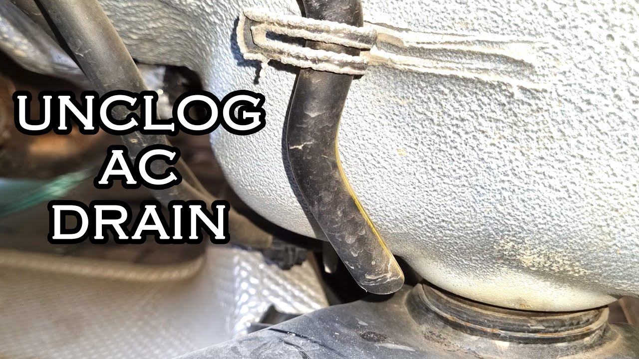 How to unclog AC drain hose in Kia Sportage