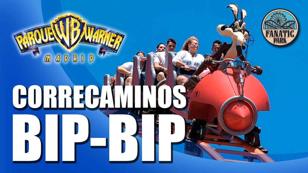 Correcaminos Bip Bip. La Mejor montaña rusa familiar de Parque Warner.