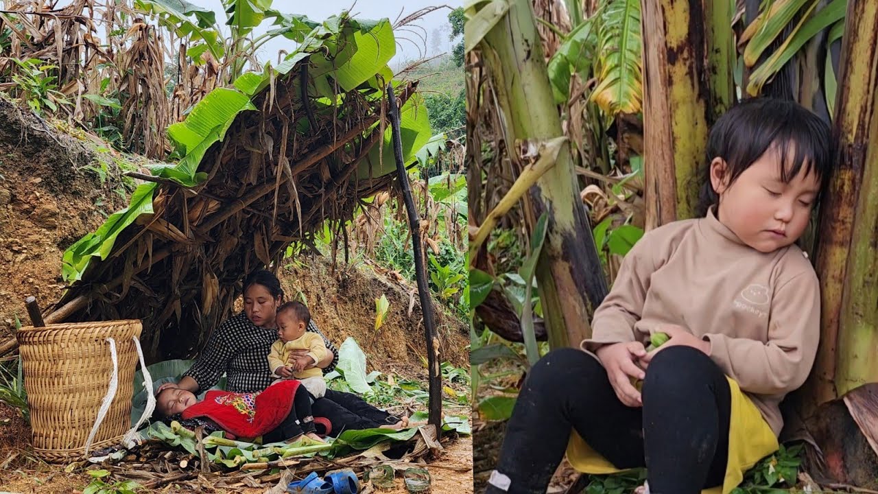 What will the hard life of three poor mothers and children, living in a hut, be like?