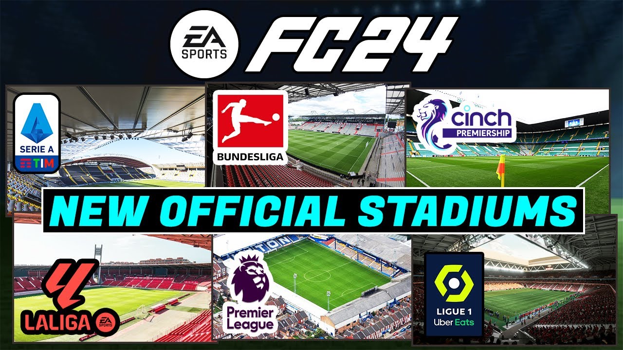 EA SPORTS FC 24 NEWS | ALL 12 NEW CONFIRMED Official Licensed Stadiums LEAKS ✅