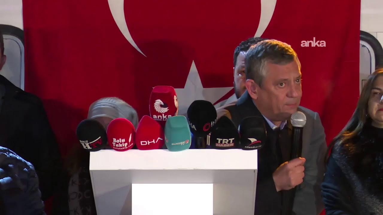 Bolu’da açıklama yapıyorum.