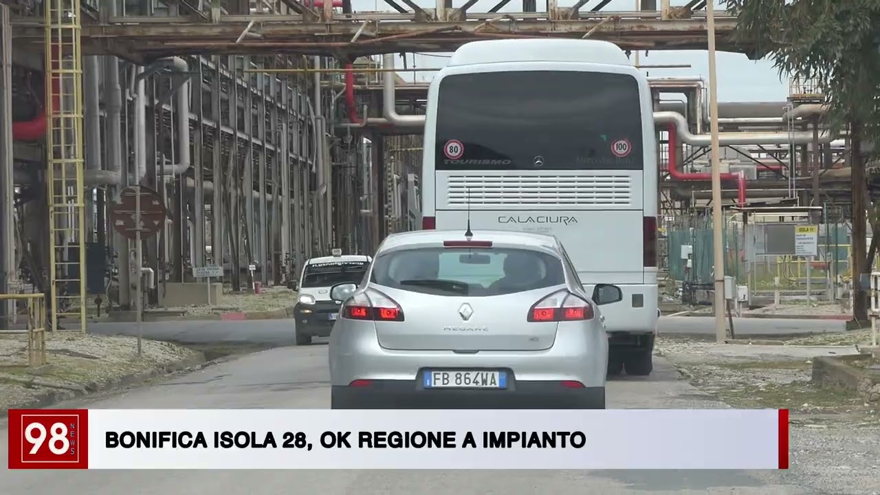 BONIFICA ISOLA 28, OK REGIONE A IMPIANTO