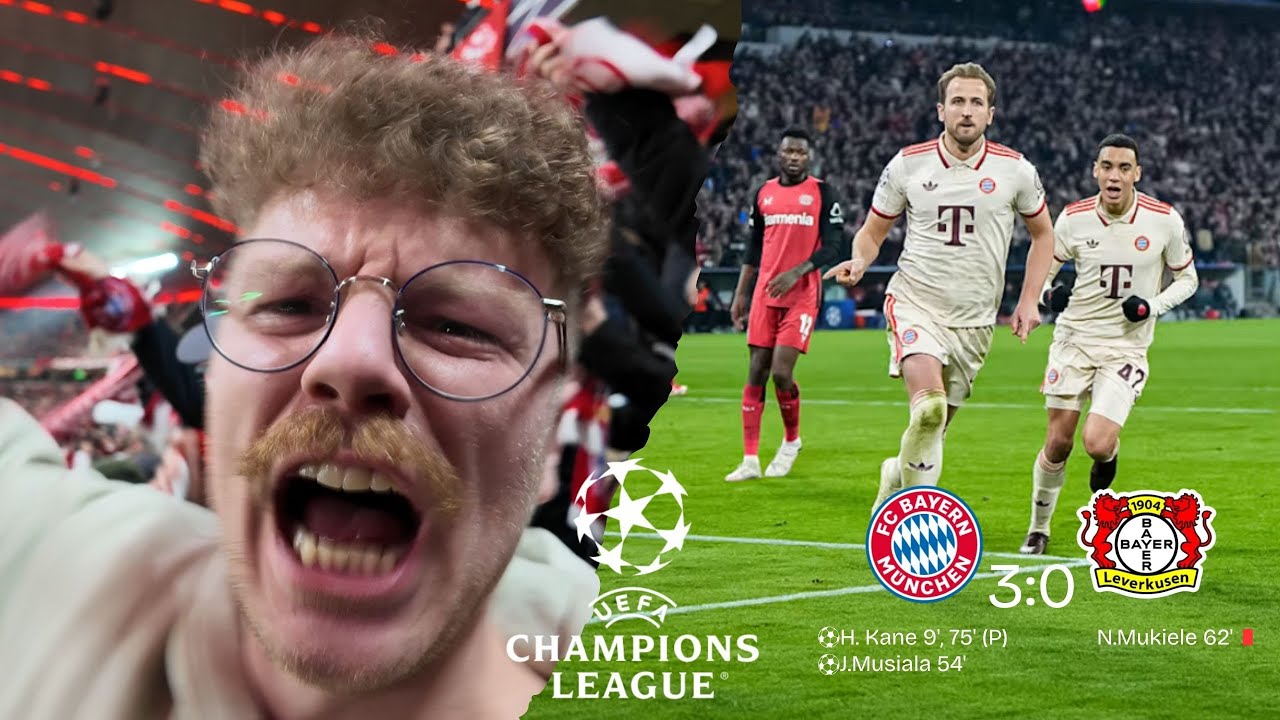 FC Bayern München vs. Bayer Leverkusen - UCL Stadionvlog 🚀 |  Musiala Magic 🔥