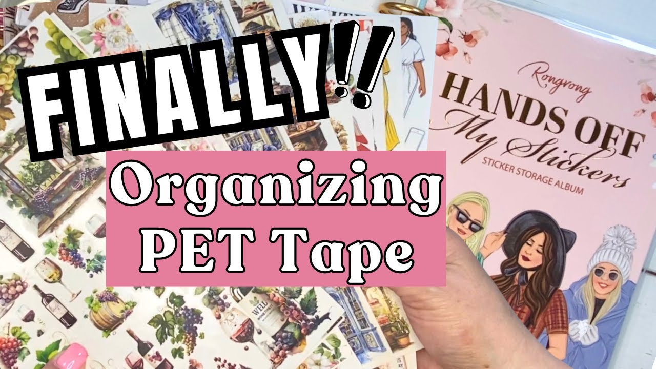 Love My System! Using Sticker Storage Album to Organize PET Tape |  Rongrong