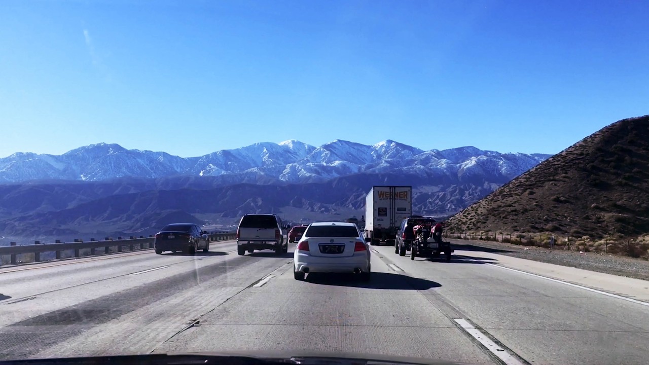 Bakersfield, CA to Brawley, CA - High Speed Driving Video