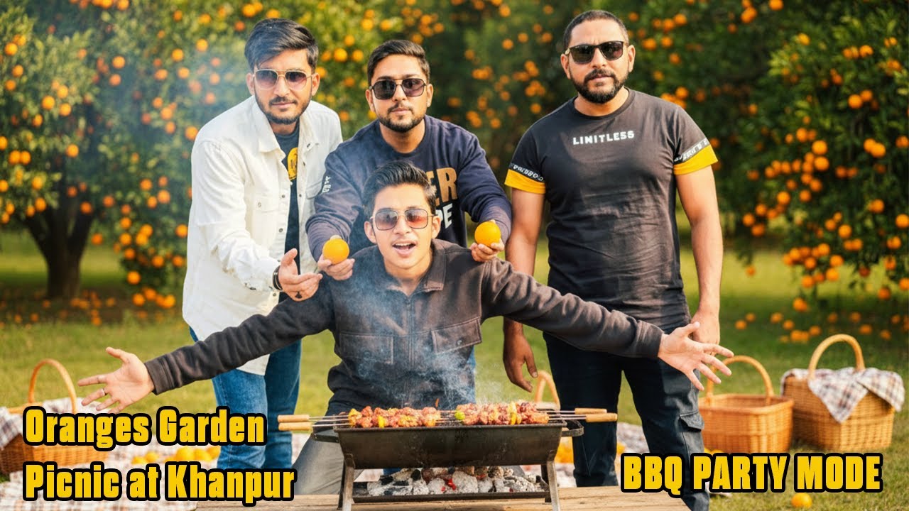 Oranges Garden Picnic at Khanpur | Family BBQ Vlog You’ll Love