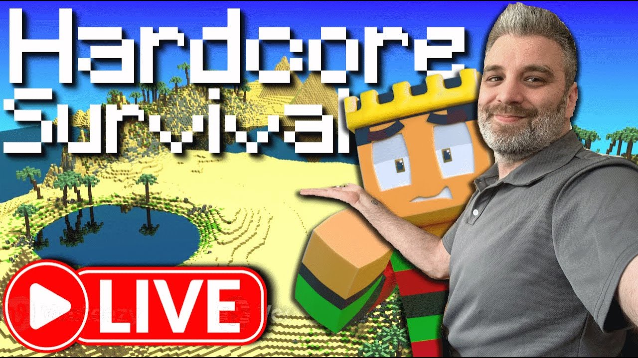 EN ZO BEGINT HET!! - Hardcore Minecraft LIVE!!