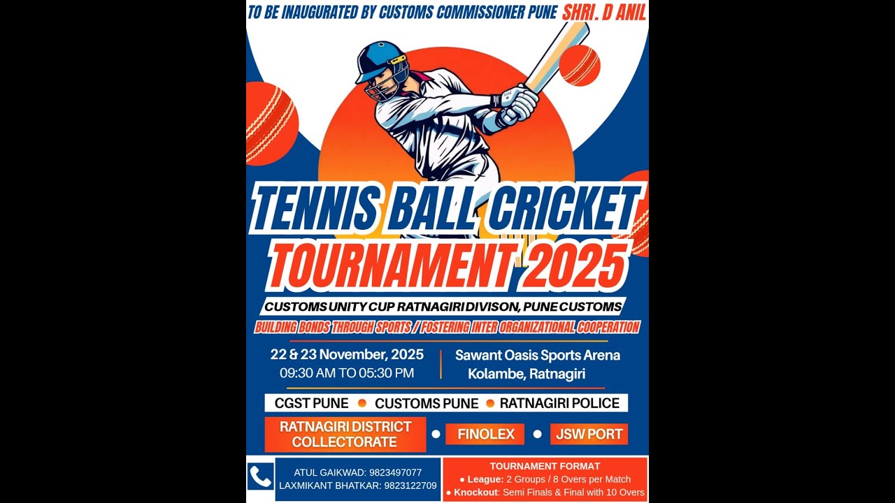 DAY 1 || PUNE CUSTOMS UNITY CUP || RATNAGIRI || 2025