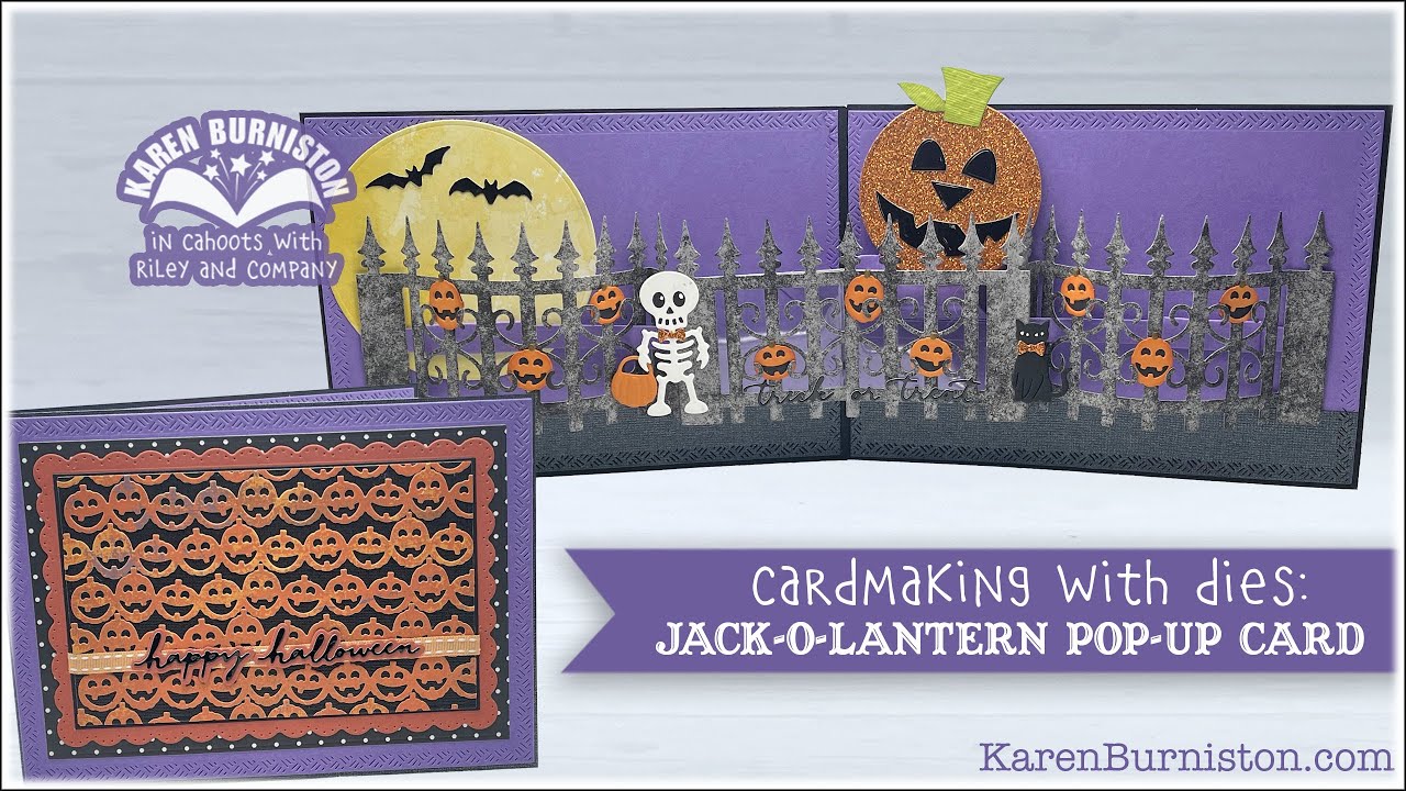 Cardmaking with Dies: Jack-o-Lantern Pop-up Card