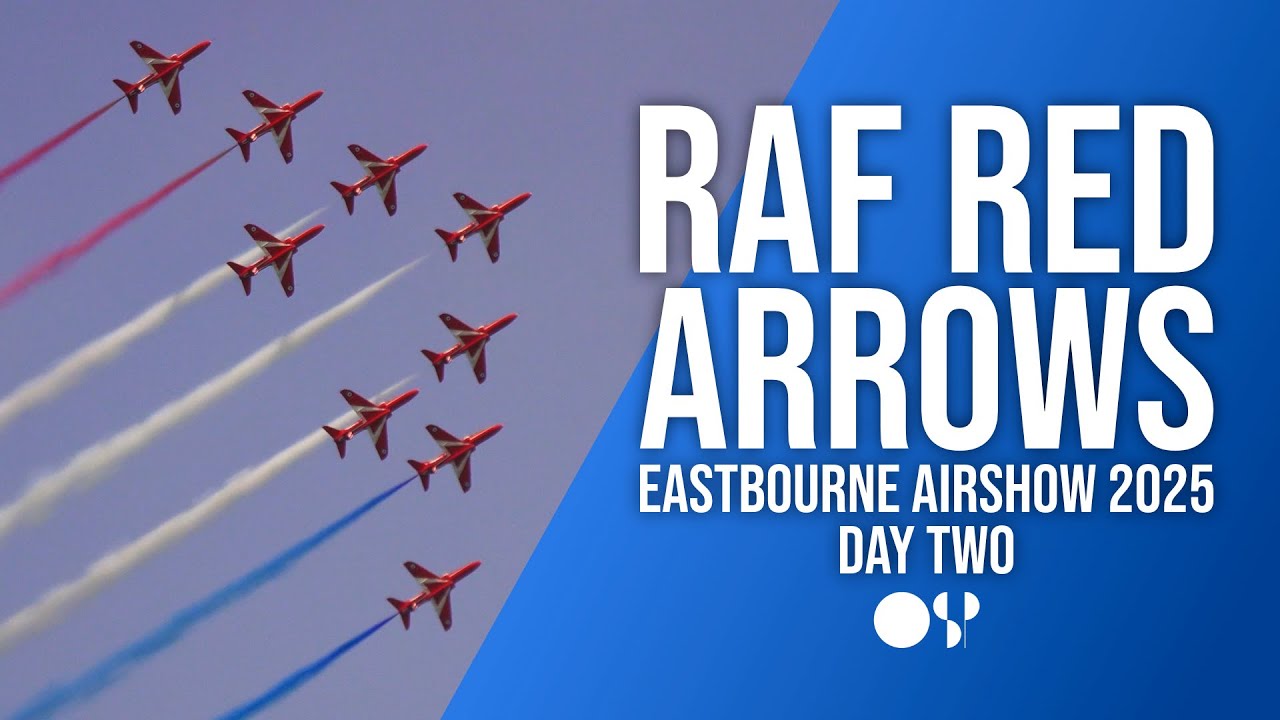 The RAF Red Arrows | Eastbourne International Airshow 2025 | Day Two