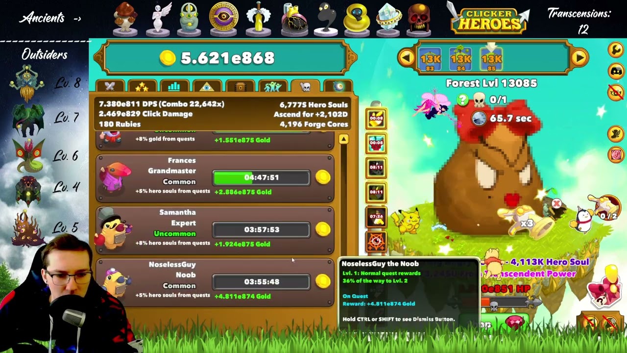 Clicker Heroes #37: Mit dem Hybrid-Build auf den Spuren von Tobi!