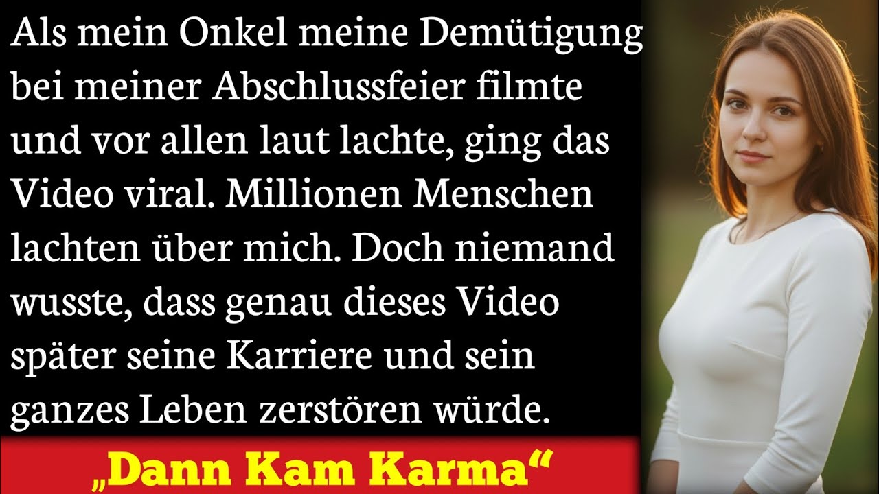 Mein Onkel Demütigte Mich Bei Meiner Abschlussfeier… Doch Sein Eigenes Video Zerstörte Sein Leben