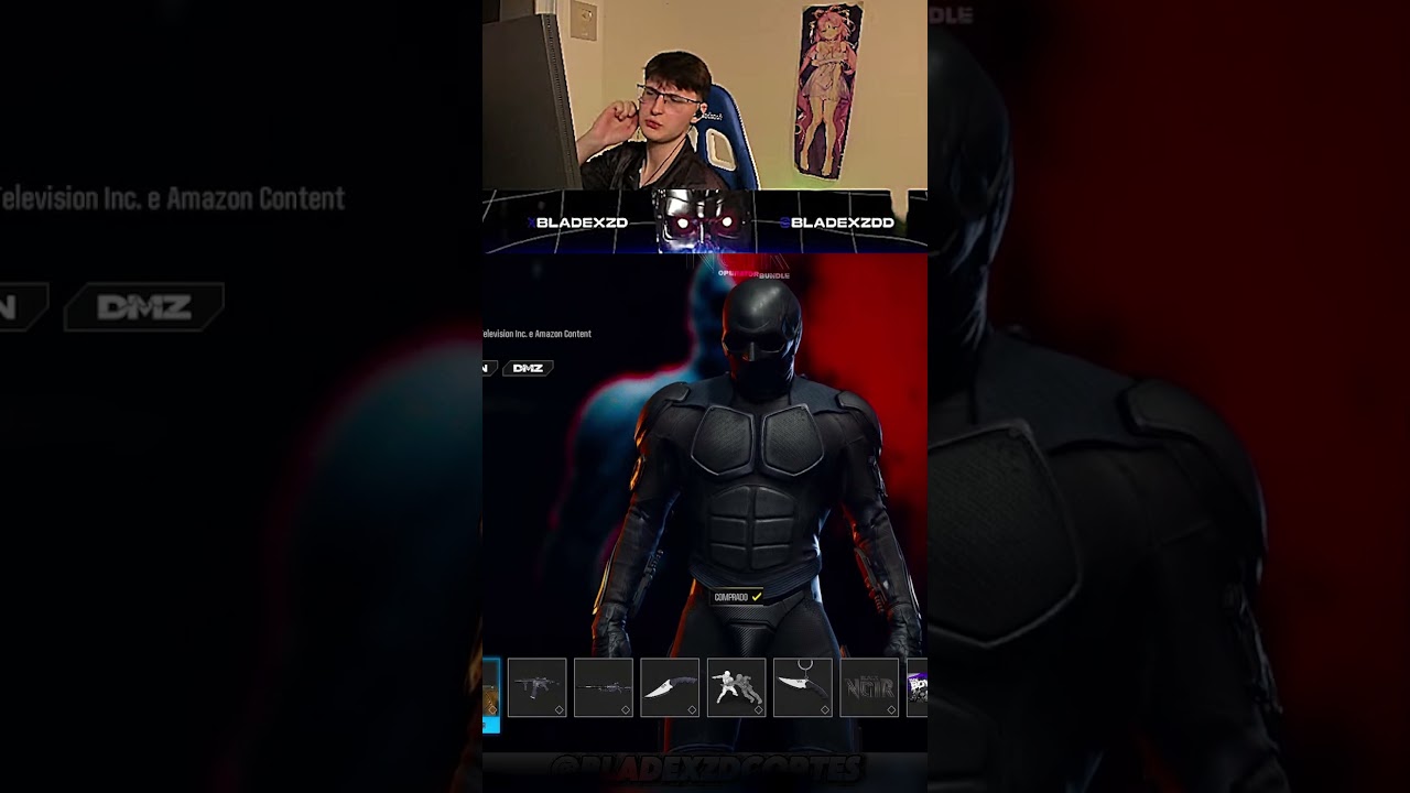 BLADE MOSTROU SUAS SKINS MAIS RARAS DO WARZONE😱🔥#bladexzd #warzone #cod #callofduty #mwiii