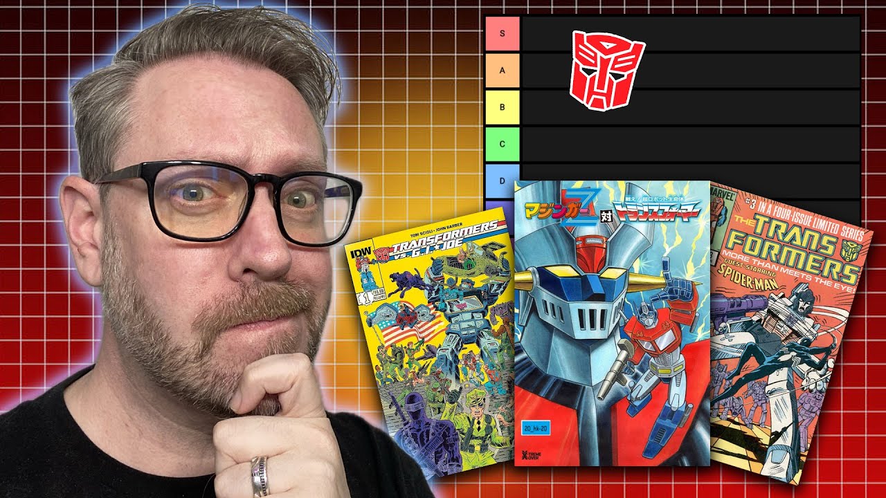 Ranking Every Transformers Crossover - A Tier List