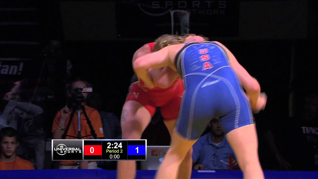 63kg Elena Pirozhkova vs. Erin Clodgo [2] 2014 Freestyle Wrestling World Team Trials
