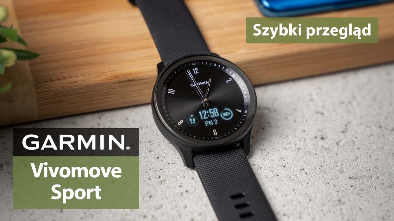 Garmin Vivomove Sport - Szybki przegląd